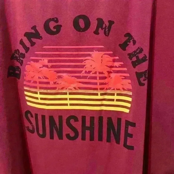 🟣Nlife “Bring On The Sunshine” Graphic Tee – 3XL - Picture 4 of 4